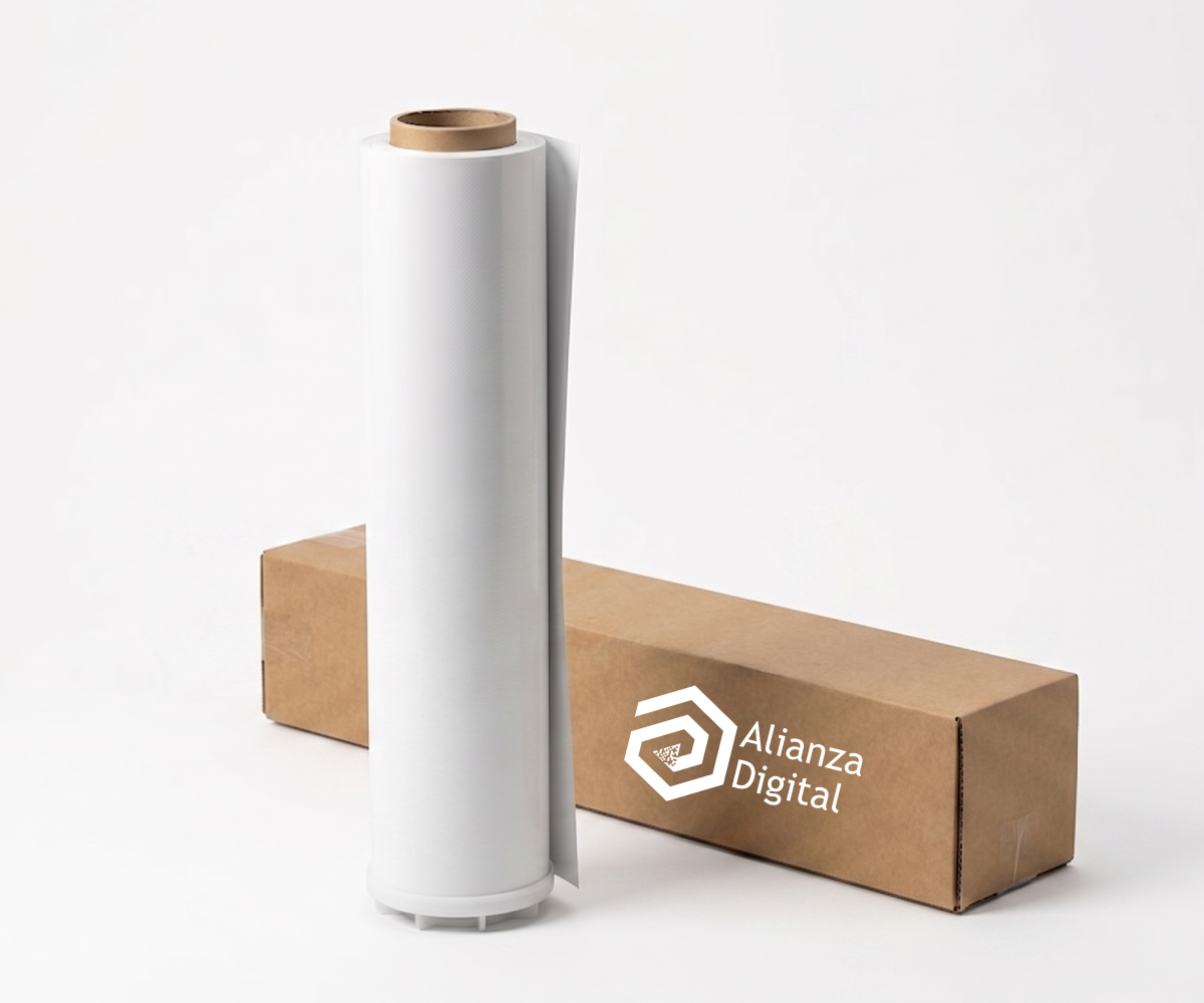 "Banner publicitario Frontlit de 13 onzas (440g) en acabado mate o brillante. Diseñado para impresión ecosolvente, solvente y UV. Disponible en 12 anchos para venta por rollo o por metros. Adquiérelo y recógelo en nuestras sedes de Bogotá, Boyacá y Cundinamarca. "